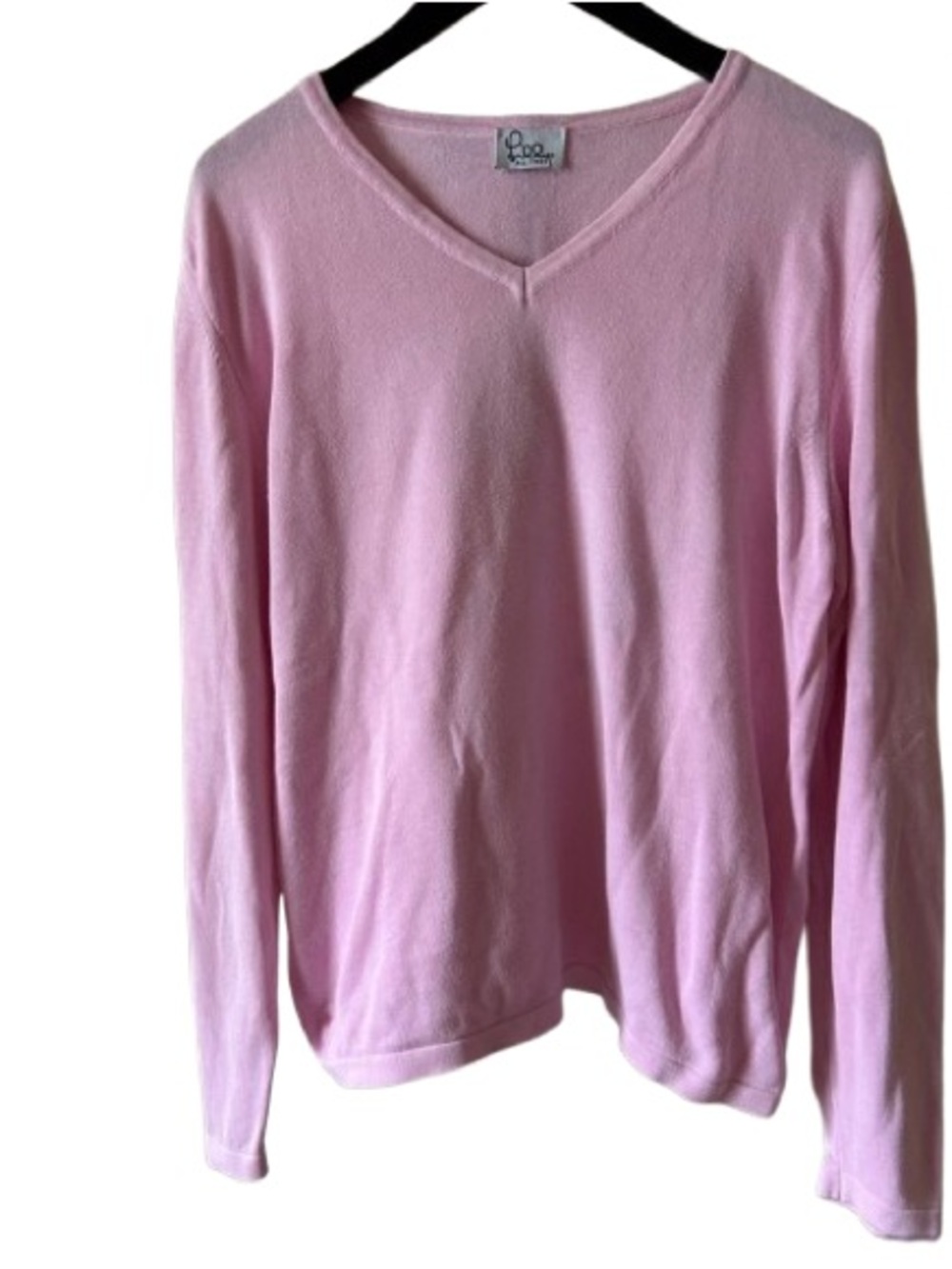 Lilly Pulitzer Pastel Pink V-Neck Sweater